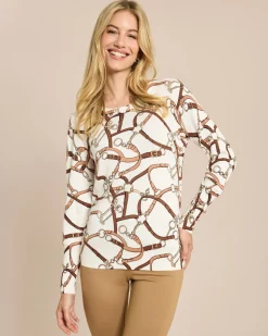 Pullover mit Kettendruck