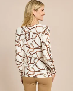 Pullover mit Kettendruck