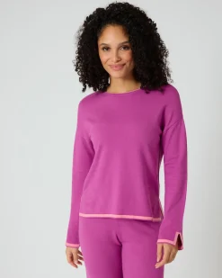 Pullover mit Kontrastdetails