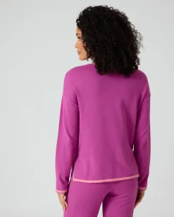 Pullover mit Kontrastdetails