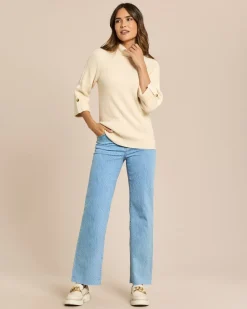 Pullover mit Kragen zum Umschlagen