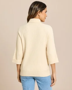 Pullover mit Kragen zum Umschlagen