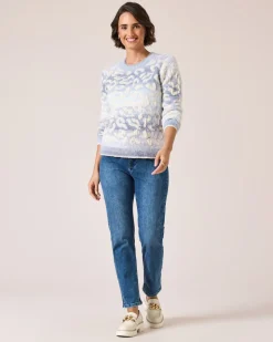 Pullover mit Leoprint