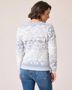 Pullover mit Leoprint