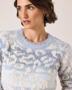 Pullover mit Leoprint