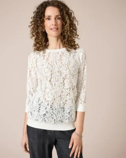 Pullover mit Mesh