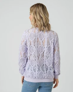 Pullover mit Mesh