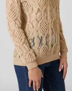 Pullover mit Mesh