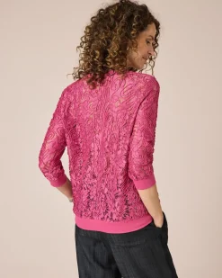 Pullover mit Mesh