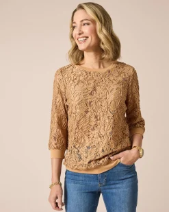 Pullover mit Mesh