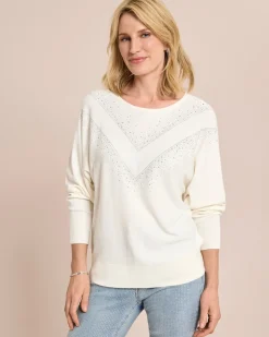 Pullover mit Nietendekoration
