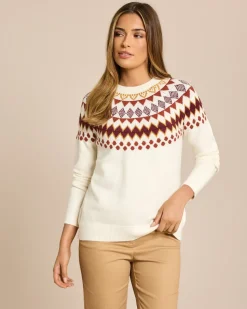 Pullover mit Norwegerstrickmuster