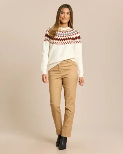 Pullover mit Norwegerstrickmuster