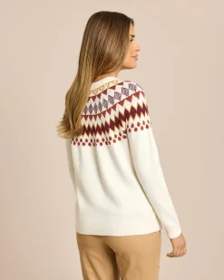 Pullover mit Norwegerstrickmuster