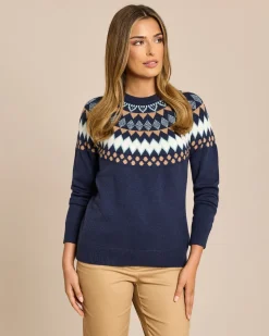 Pullover mit Norwegerstrickmuster