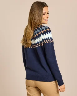 Pullover mit Norwegerstrickmuster