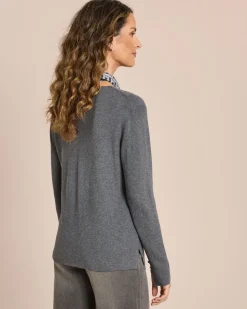 Pullover mit Seide