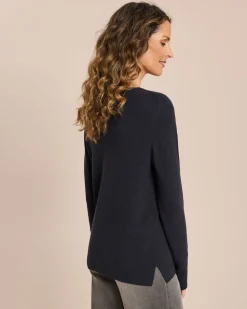 Pullover mit Seide