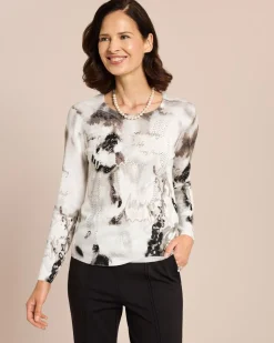Pullover mit Strassdeko