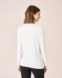 Pullover mit Strasssteindekoration