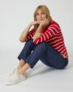 Pullover mit Streifen