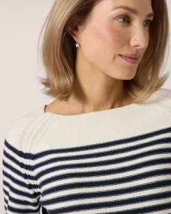 Pullover mit Streifen