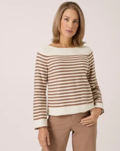 Pullover mit Streifen