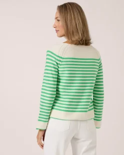 Pullover mit Streifen