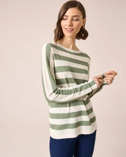 Pullover mit Streifen