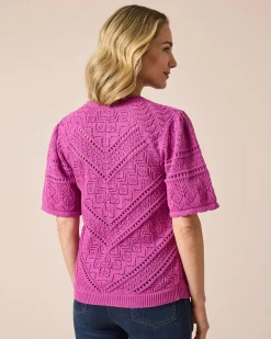 Pullover mit Strickmuster
