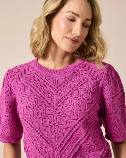 Pullover mit Strickmuster