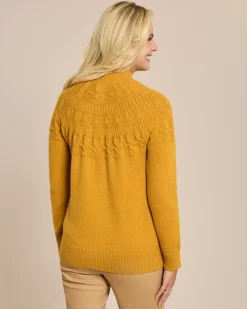 Pullover mit tonalem Strickmuster