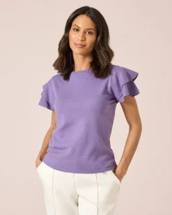 Pullover mit Volantärmeln