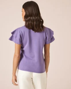 Pullover mit Volantärmeln