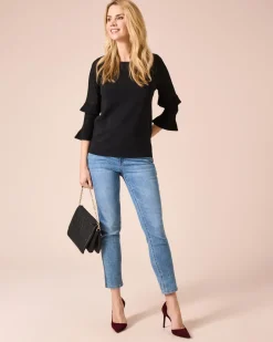 Pullover mit Volants