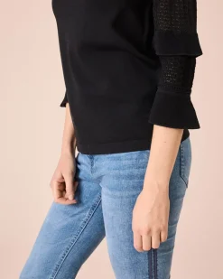 Pullover mit Volants