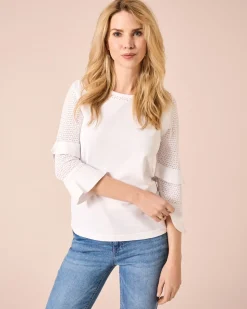 Pullover mit Volants