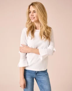Pullover mit Volants