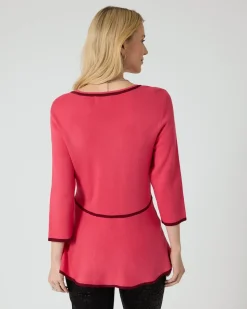 Pullover mit Volant-Saum