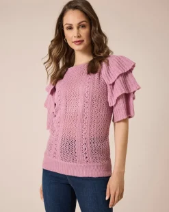 Pullover mit weiten Ärmeln