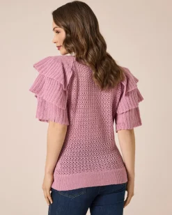 Pullover mit weiten Ärmeln