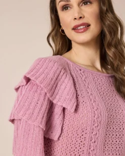 Pullover mit weiten Ärmeln