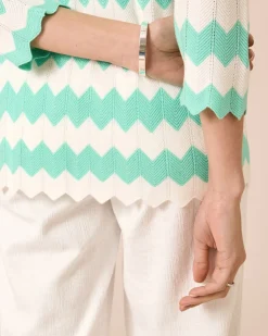 Pullover mit Zick-Zack-Muster