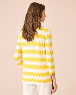 Pullover mit Zick-Zack-Muster