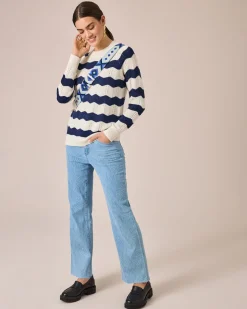 Pullover mit Zickzack-Muster