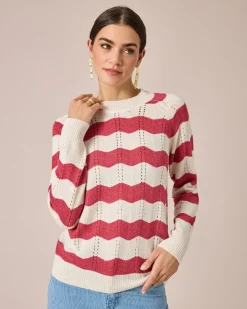 Pullover mit Zickzack-Muster