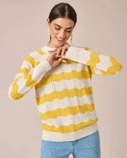Pullover mit Zickzack-Muster