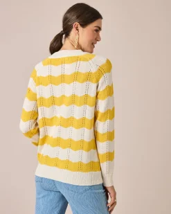 Pullover mit Zickzack-Muster