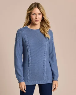 Pullover mit Zopf-Details