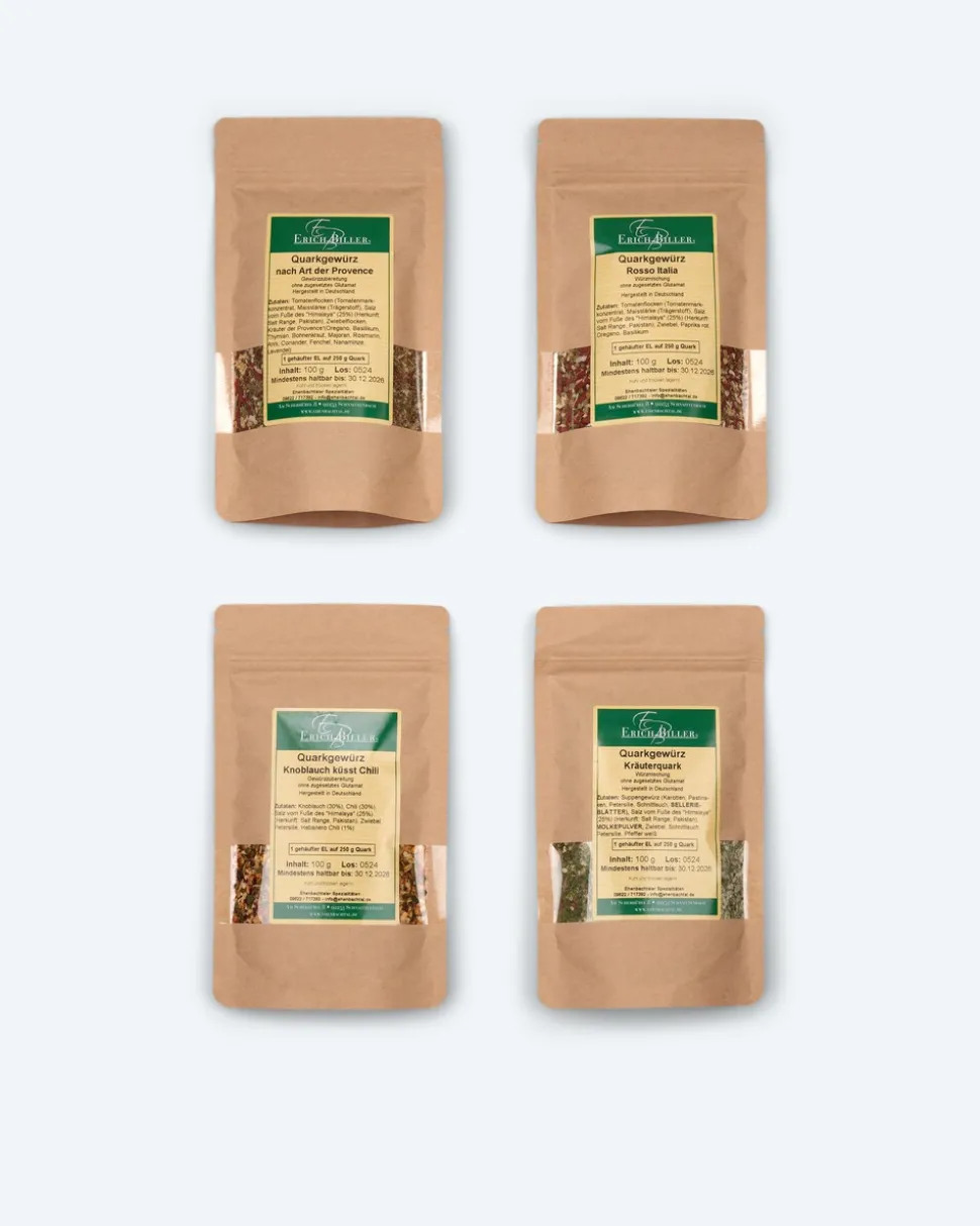 Quarkgewürze-Mix, 4tlg.
